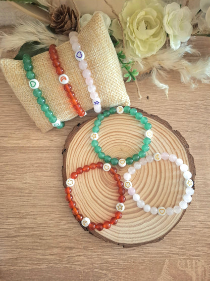 Bracelet Enfant – Douceur & Équilibre Émotionnel en Pierres Naturelles