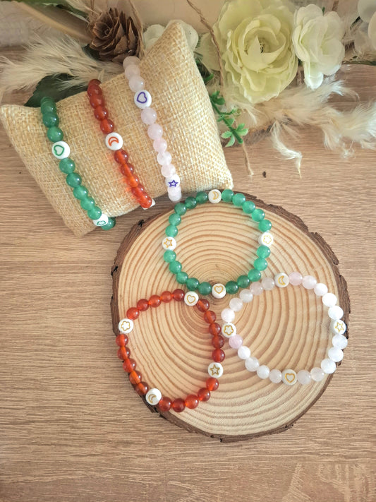 Bracelet Enfant – Douceur & Équilibre Émotionnel en Pierres Naturelles