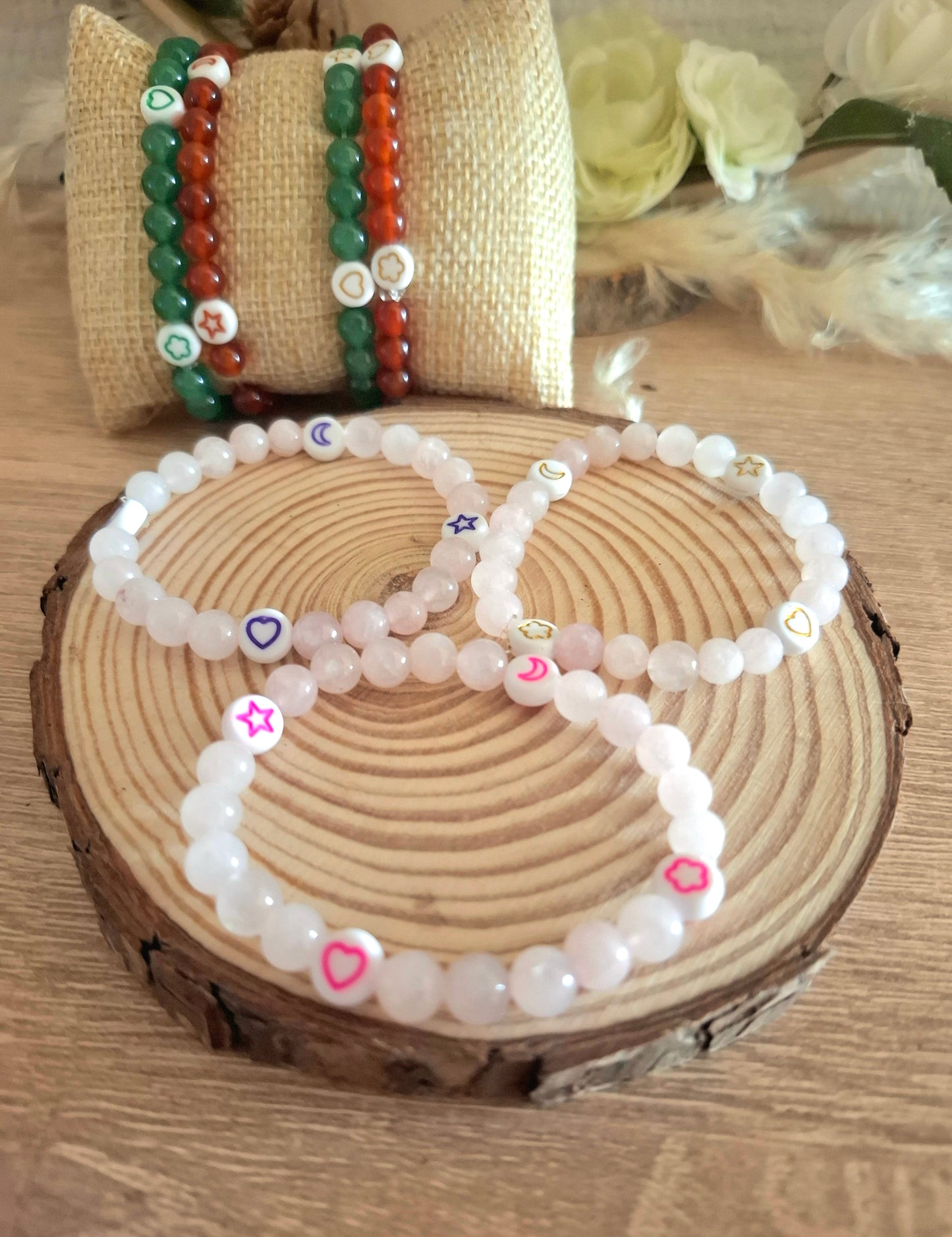 Bracelet Enfant – Douceur & Équilibre Émotionnel en Pierres Naturelles