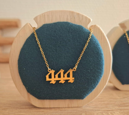 Collection Chiffres Angéliques - Acier inoxydable doré