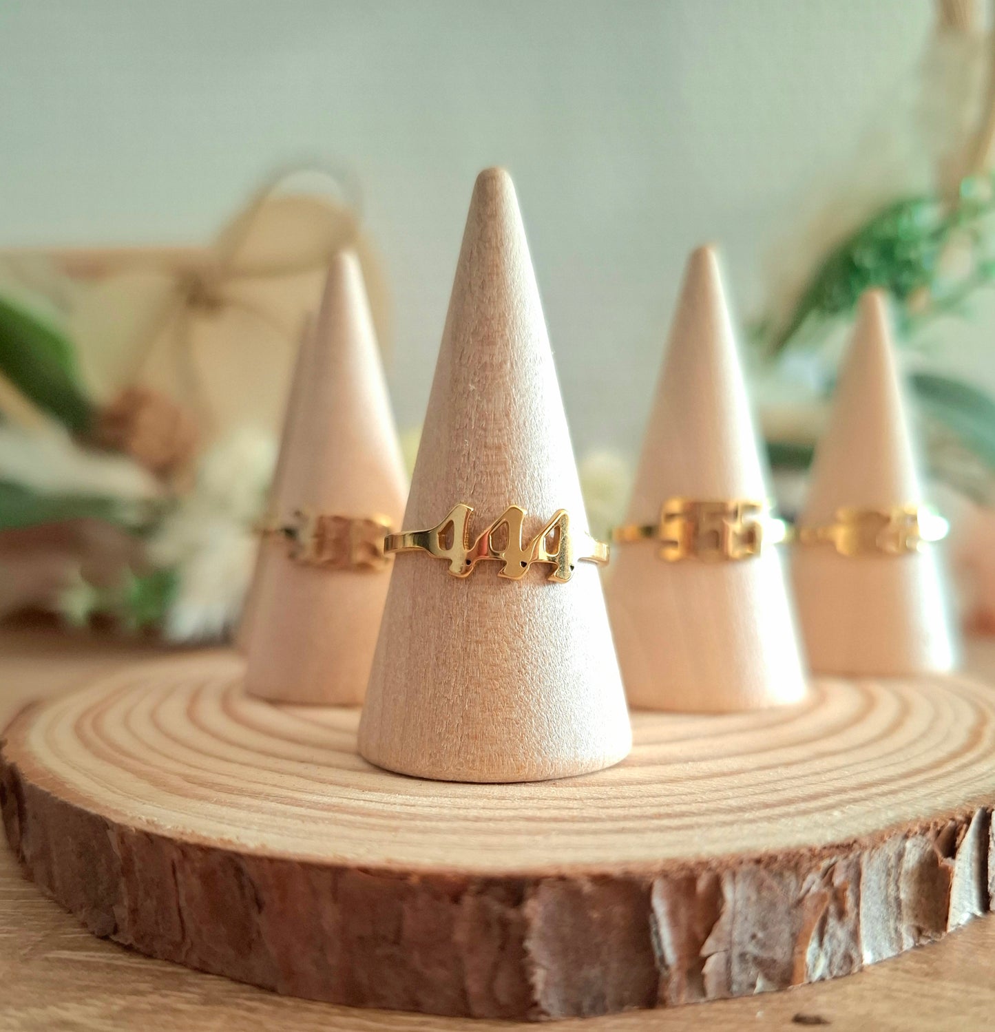 Collection Chiffres Angéliques - Acier inoxydable doré