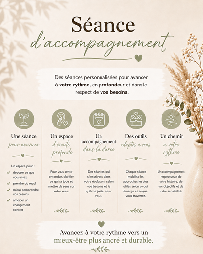 Séance thérapeutique personnalisée – Bilan & accompagnement