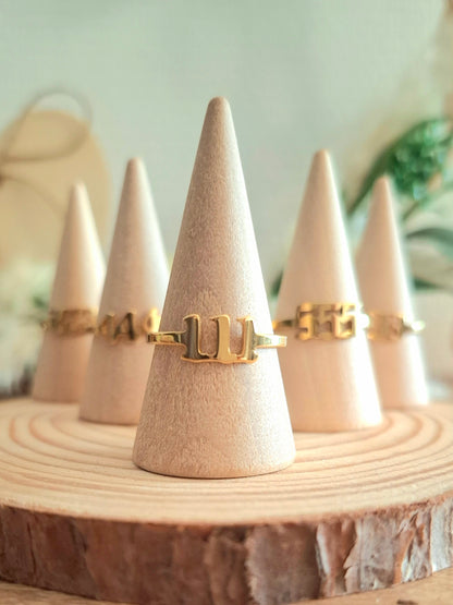 Collection Chiffres Angéliques - Acier inoxydable doré